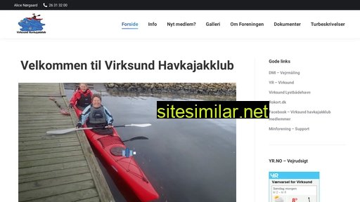 virksundhavkajakklub.dk alternative sites