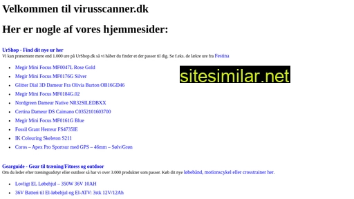virusscanner.dk alternative sites