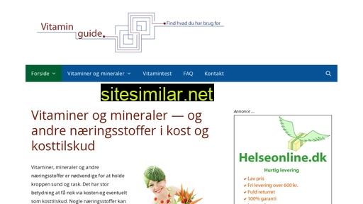 vitaminguide.dk alternative sites