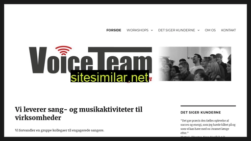 voiceteam.dk alternative sites