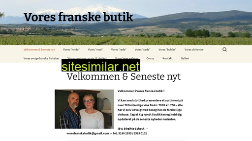 voresfranskebutik.dk alternative sites