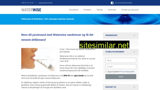 waterwise.dk alternative sites