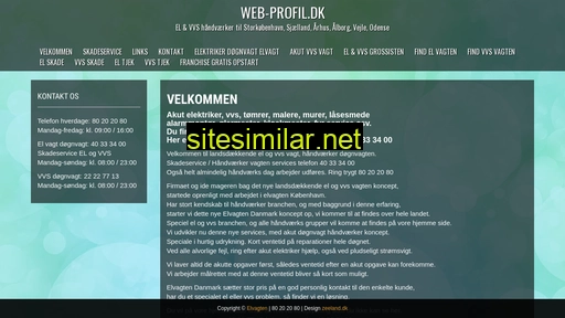 Web-profil similar sites