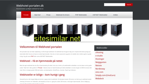 Webhotel-portalen similar sites