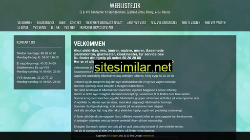 Webliste similar sites