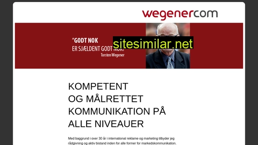 wegenercom.dk alternative sites