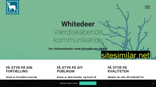 whitedeer.dk alternative sites