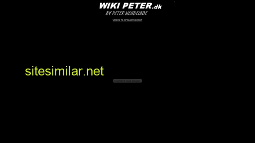 wikipeter.dk alternative sites