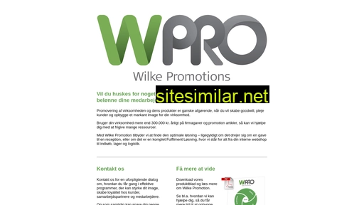 wilkepromotions.dk alternative sites