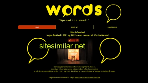 wordsfestival.dk alternative sites