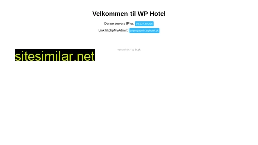 wphotel.dk alternative sites