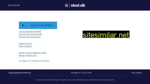 www.tastselv.skat.dk alternative sites