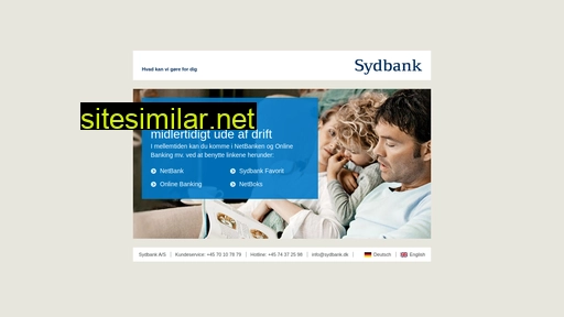 wwwsydbank.dk alternative sites