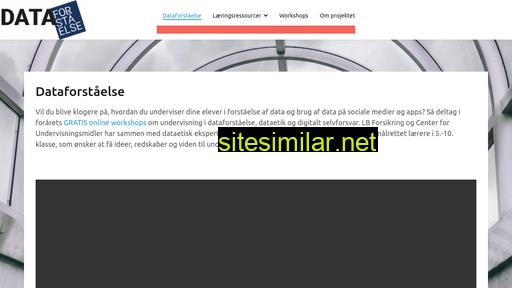 dataforståelse.dk alternative sites