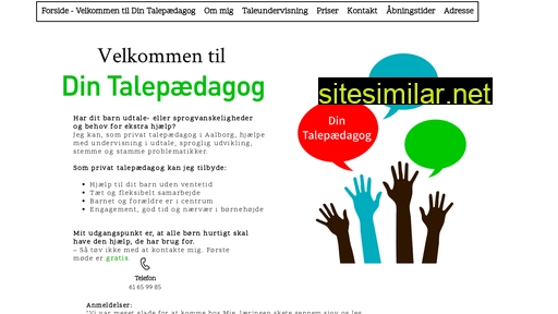 dintalepædagog.dk alternative sites