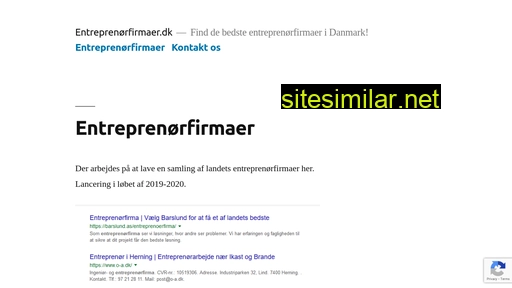 entreprenørfirmaer.dk alternative sites