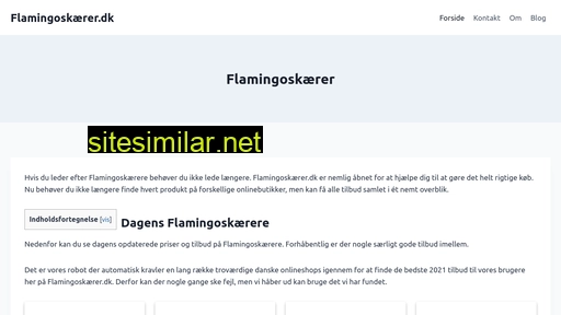 flamingoskærer.dk alternative sites