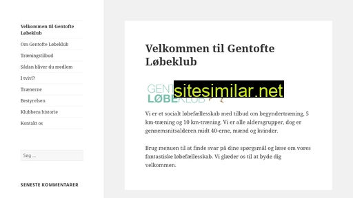 Gentofteløbeklub similar sites