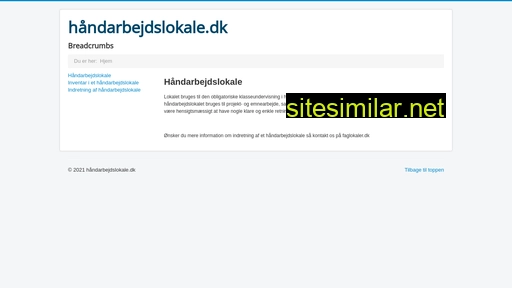 håndarbejdslokale.dk alternative sites