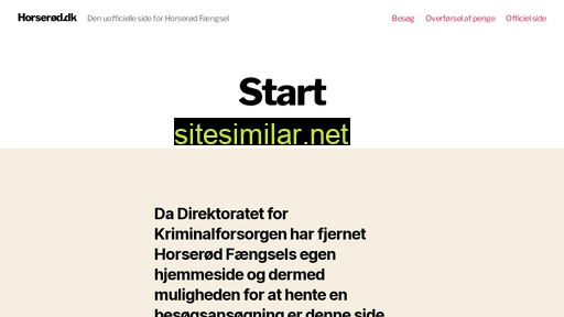 horserød.dk alternative sites