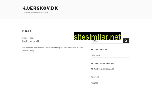 kjærskov.dk alternative sites