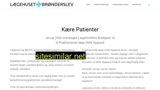 lægehusetbrønderslev.dk alternative sites