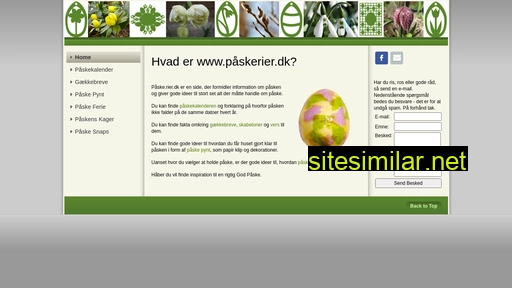 påskerier.dk alternative sites