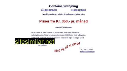 ørkild-container.dk alternative sites