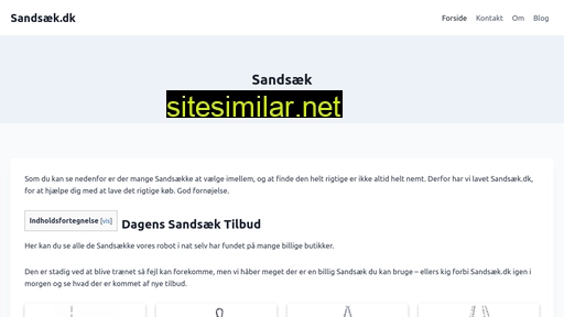 sandsæk.dk alternative sites