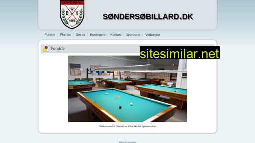 søndersøbillard.dk alternative sites