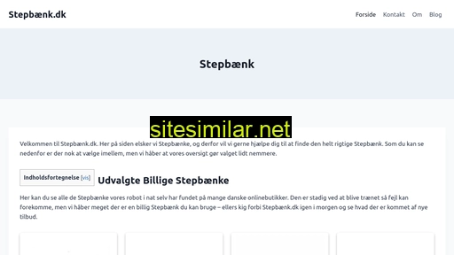 stepbænk.dk alternative sites
