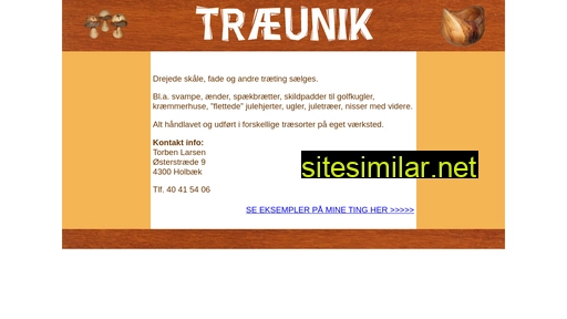 træunik.dk alternative sites