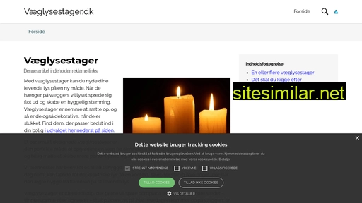 væglysestager.dk alternative sites
