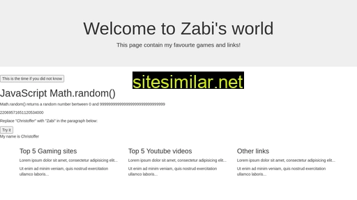 Zabi similar sites
