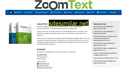 zoomtext.dk alternative sites