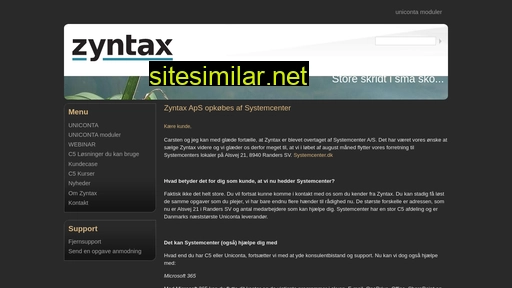 Zyntax similar sites
