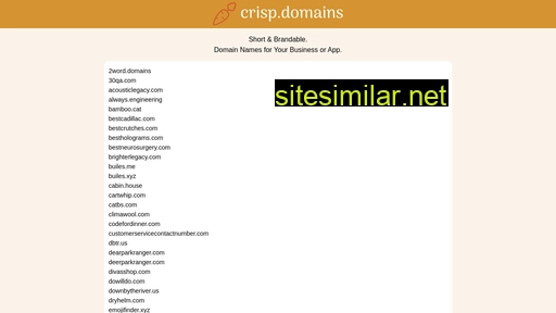crisp.domains alternative sites