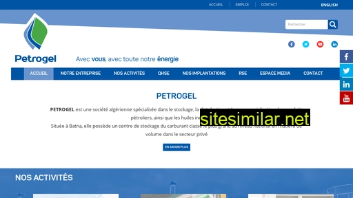 petrogel.dz alternative sites