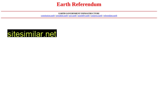 referendum.earth alternative sites