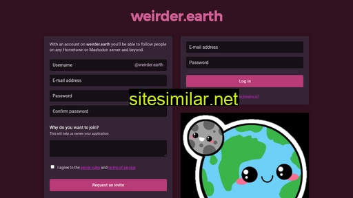 weirder.earth alternative sites