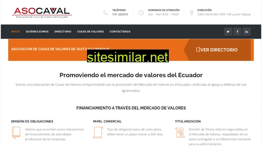 asocaval.com.ec alternative sites