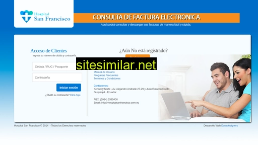 e-hospitalsanfrancisco.com.ec alternative sites
