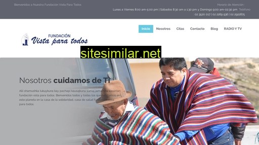 fundacionvistaparatodos.com.ec alternative sites