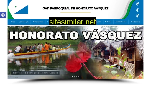 gadhonoratovasquez.gob.ec alternative sites
