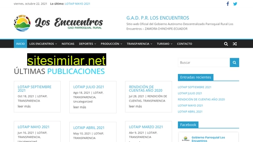 gadlosencuentros.gob.ec alternative sites