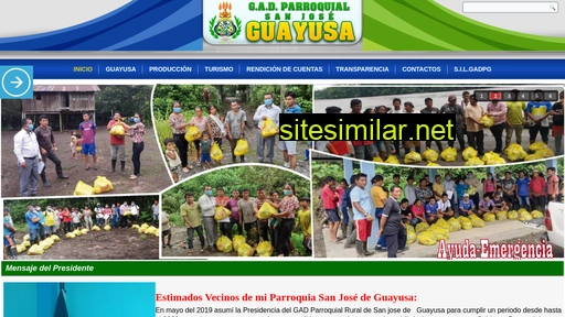 guayusa.gob.ec alternative sites