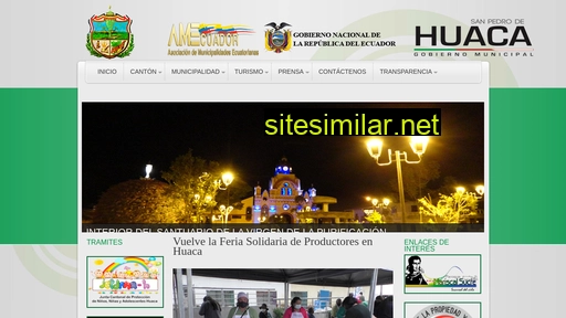 huaca.gob.ec alternative sites