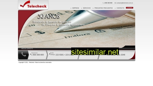 telecheck.com.ec alternative sites