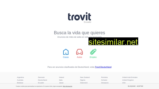 trovit.com.ec alternative sites