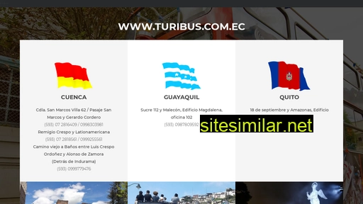 turibus.com.ec alternative sites